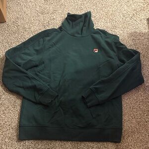Fila Men's Forest Green Turtleneck Sweater